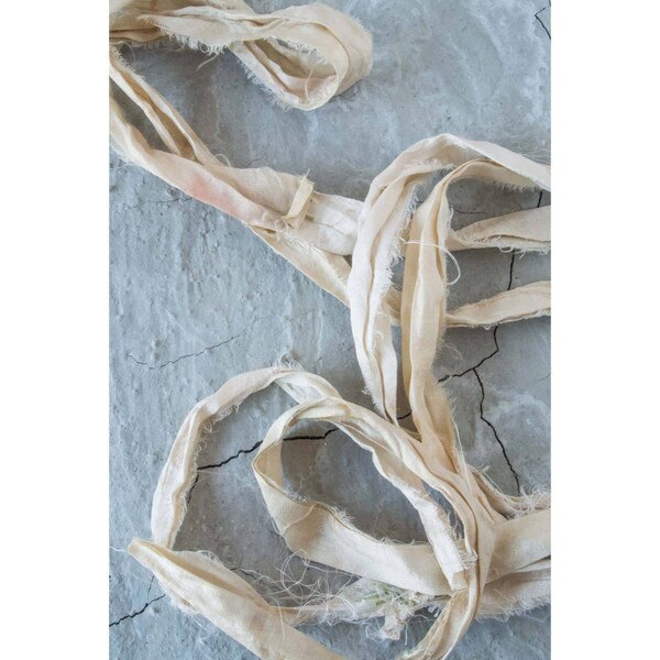 Recycled Sari Silk Ribbon